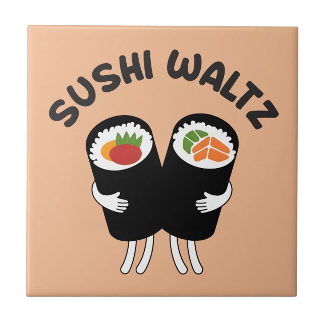 Carreau Valse de Sushi  (Devant)