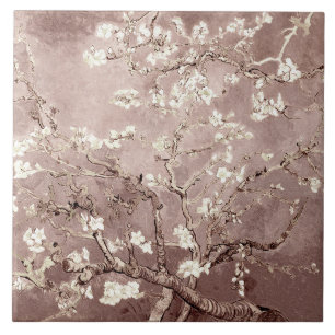 Carreau Van Gogh Almond Blossoms Beige