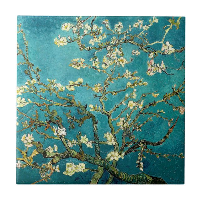 Carreau Van Gogh Almond Blossoms Impressionnisme Classique (Devant)