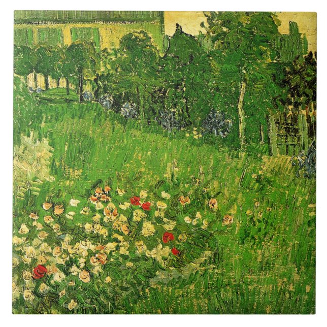 Carreau Van Gogh - Daubigny's Garden, (Devant)