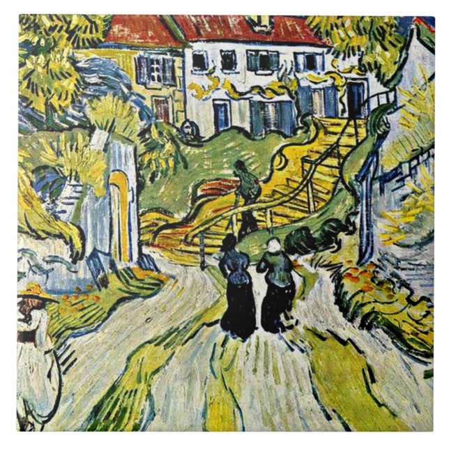 Carreau Van Gogh - Escalier à Auvers (Devant)