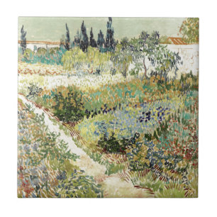 Carreau Van Gogh Garden à Arles 1888