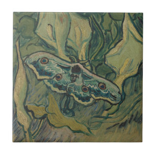 Carreau Van Gogh Grand Papillon de Nuit Vintage Art de la