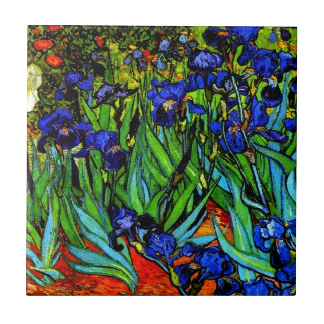 Carreau Van Gogh - Irises (Devant)
