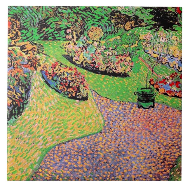 Carreau Van Gogh - Jardin à Auvers (Devant)