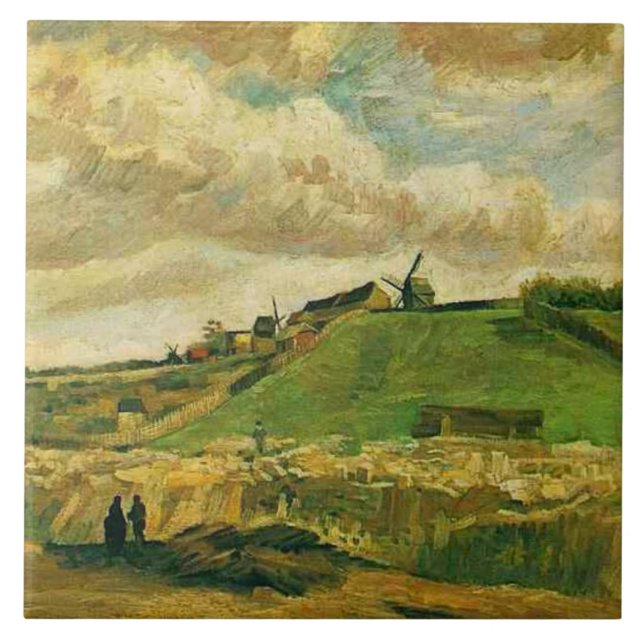 Carreau Van Gogh, La colline de Montmartre (Devant)