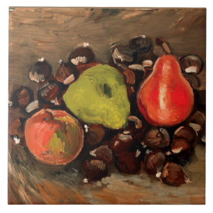 Carreau Van Gogh - La vie morte avec les fruits et les châ