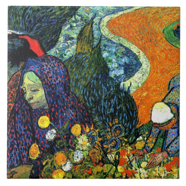 Carreau Van Gogh - Ladies of Arles, (Devant)