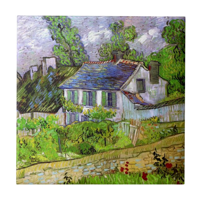 Carreau Van Gogh - Maisons à Auvers (Devant)