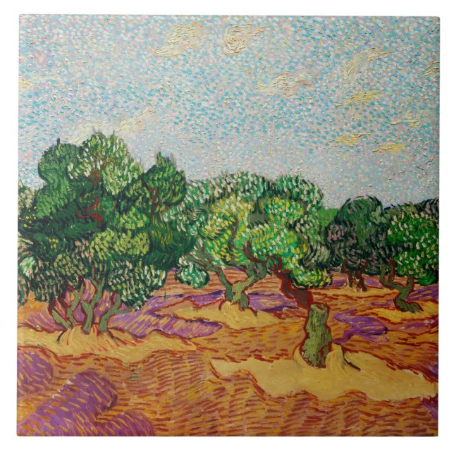 Carreau Van Gogh - Oliviers,  (Devant)
