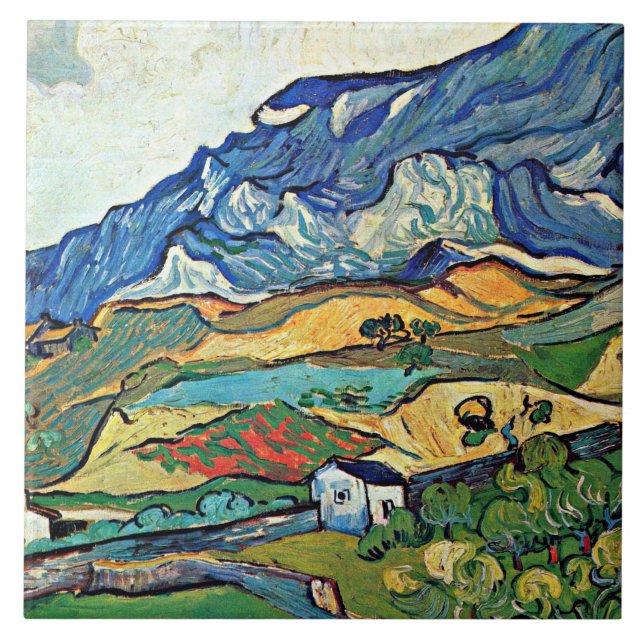 Carreau Van Gogh - Paysage des Alpilles (Devant)