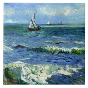 Carreau Van Gogh peinture, Seascape,