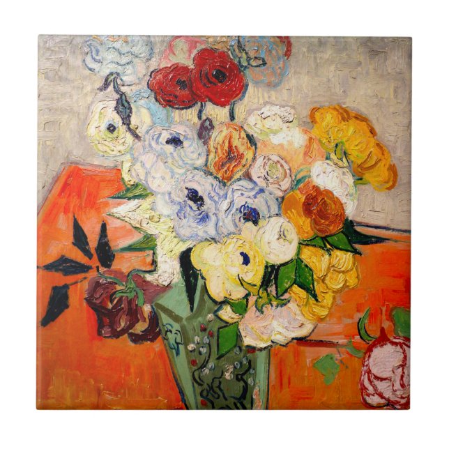 Carreau Van Gogh Roses and Anemones (Devant)