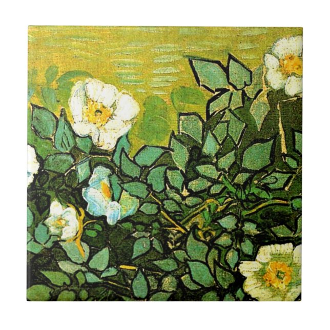 Carreau Van Gogh - Roses sauvages (Devant)