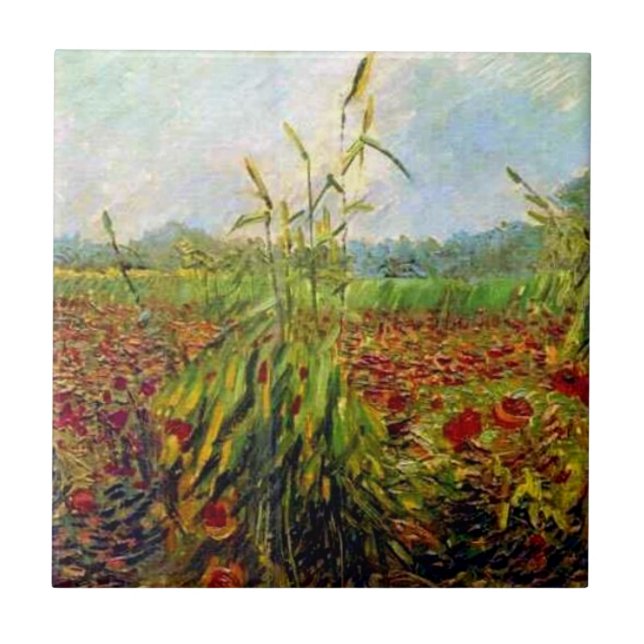 Carreau Van Gogh - Stalks de maïs vert (Devant)