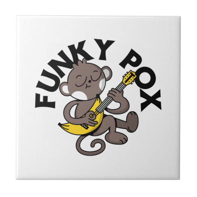 Carreau Variole du singe Funky Pox  (Devant)