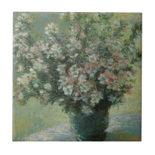 Carreau Vase des fleurs de Claude Monet
