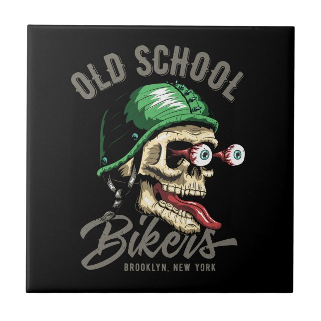 Carreau Vector dia de los muertos, jour du crâne mort, (Devant)