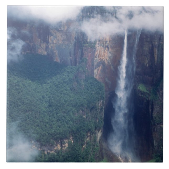 Carreau Venezuela, Chute d'Angel, Parc national de Canaima (Devant)