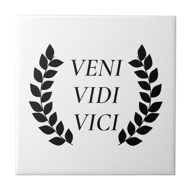Carreau Veni Vidi Vici (Devant)