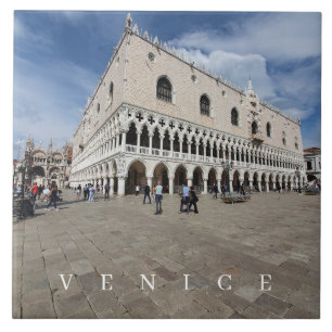 Carreau Venice Doge Palace vue céramique