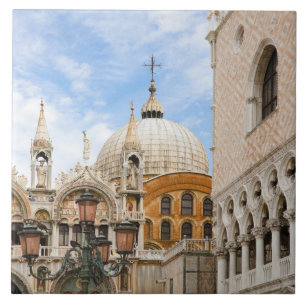 Carreau Venise, Vénétie, Italie - Les oiseaux sont perch