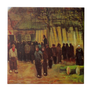 Carreau Vente de bois d'oeuvre par Vincent van Gogh