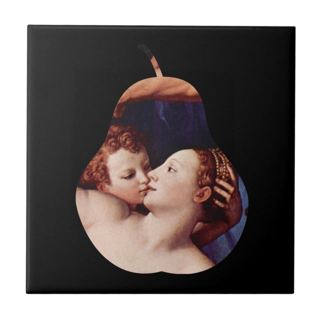 Carreau Vénus Cupidon Folly et Time par Carrelage Bronzino (Devant)