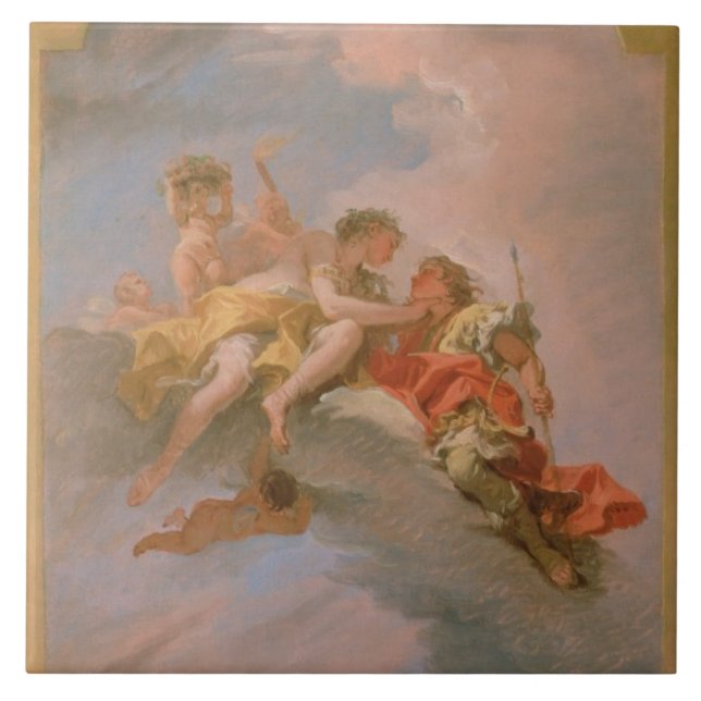 Carreau Vénus et Adonis (huile sur la toile) (Devant)