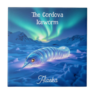 Carreau Ver cordova glouton de glace cryptide d'Alaska