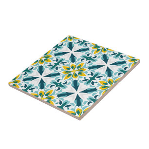 Carreau 💛 💚 VerdeSol Azulejo Harmonie