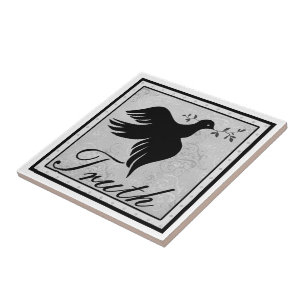 Carreau Vérité et colombe