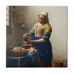 Carreau Vermeer la tuile de trayeuse