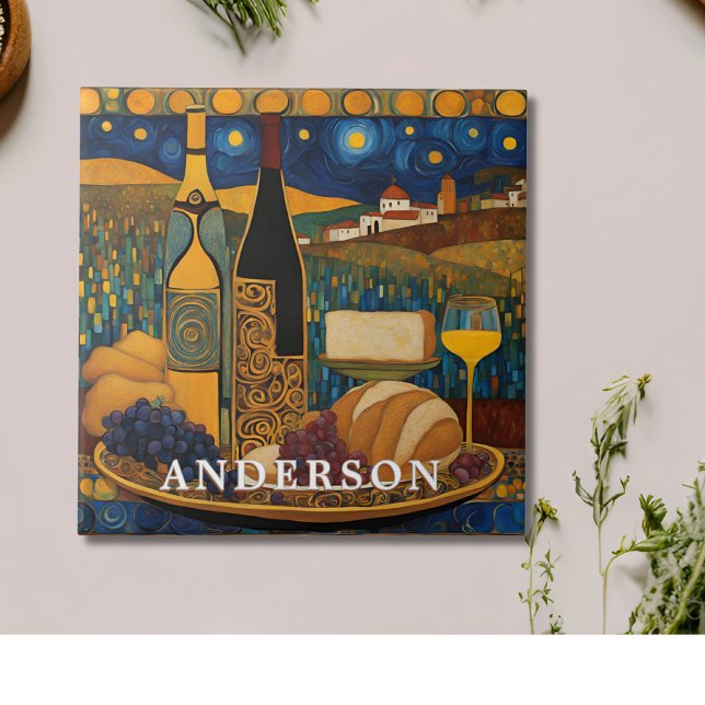 Carreau Verre de vin d'or encore vie (Créateur téléchargé)