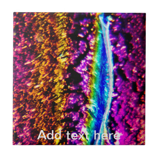 Carreau Verre fondu arc-en-ciel