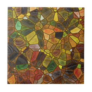Carreau Verre souillé d'automne