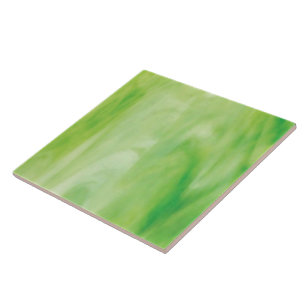 Carreau Verre souillé de vert
