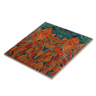 Carreau "Vers la maison" (peinture)