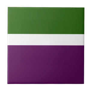 Carreau Vert blanc violet couleur pâle Design de bloc de c