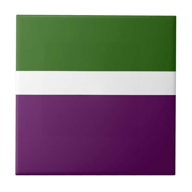 Carreau Vert blanc violet couleur pâle Design de bloc de c (Devant)
