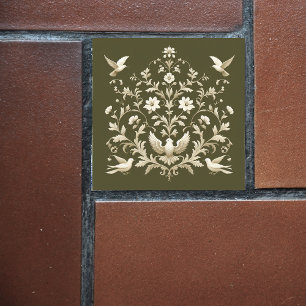 Carreau vert botanique