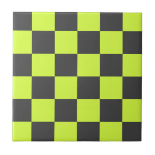 Carreau Vert et gris À damiers Motif