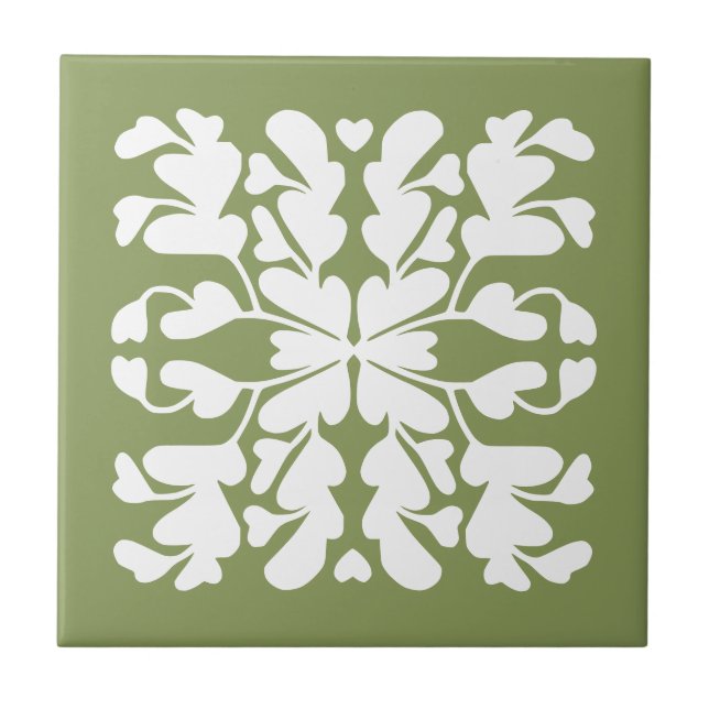 Carreau Vert mousse déco (Devant)
