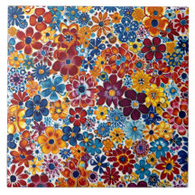Vibrant Millefiori Élégant Motif