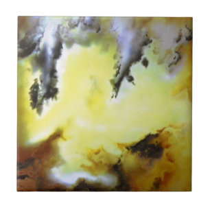 Carreau Vibrant Moss Agate Naturel Photo Conçu