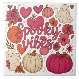 Carreau Vibrations Effrayantes - Halloween 
