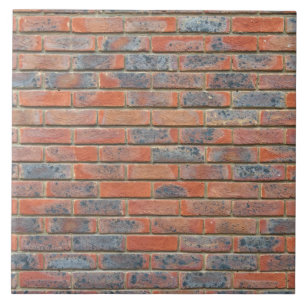 Carreau Vieille texture rouge de mur de briques