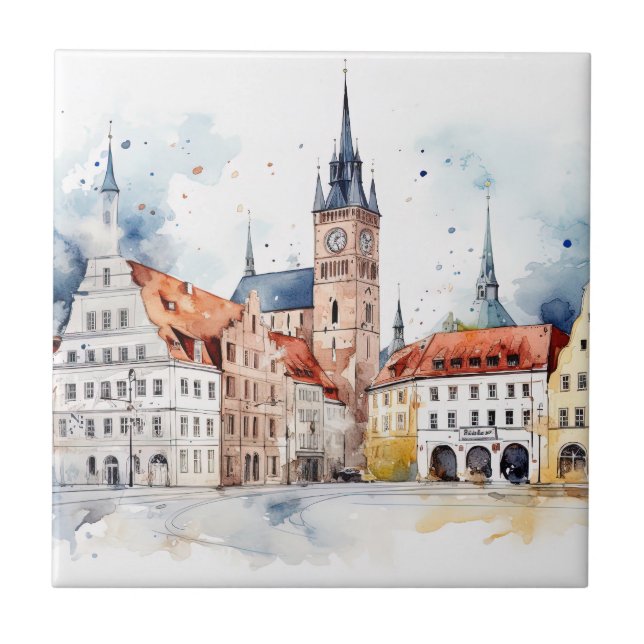 Carreau Vieille ville médiévale (Devant)