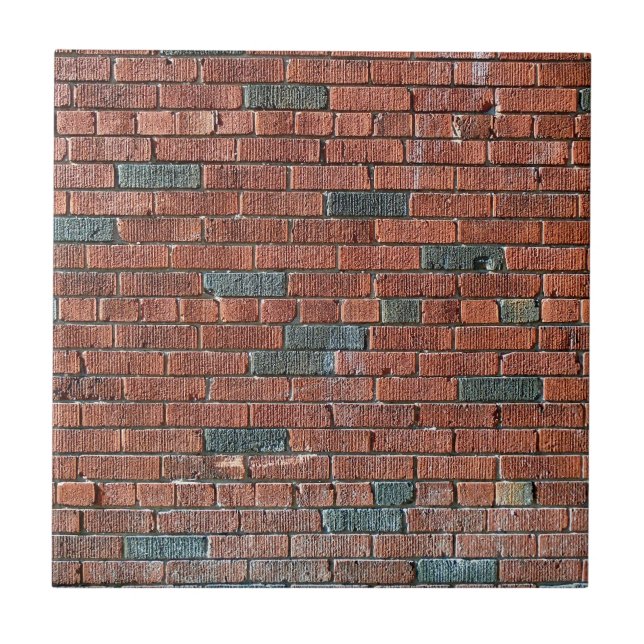 Carreau Vieux mur de briques rougeâtre/brunâtre (Devant)