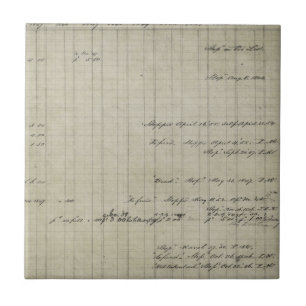 Carreau vieux registre manuscrit